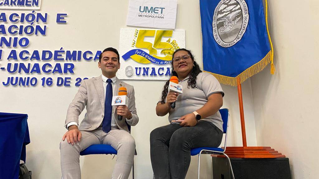 Firma de Convenio en el Marco de Cooperación Académica Internacional UMET y la Universidad Autónoma del Carmen UNACAR de México 21 9 1