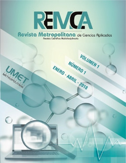 REMCA 1 Revista Metropolitana de Ciencia Aplicada