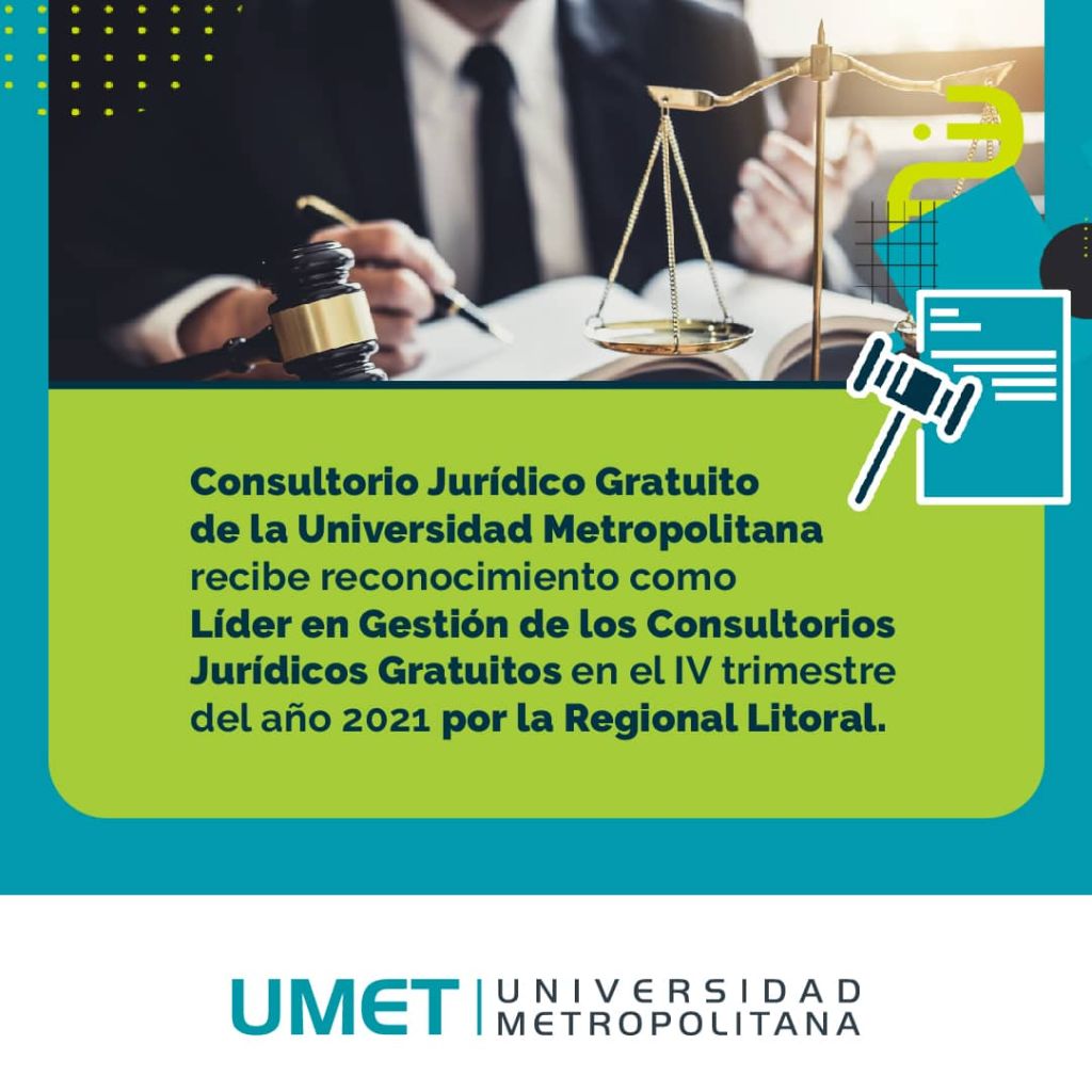 Felicitamos al Consultorio Jurídico Gratuito de la Universidad Metropolitana